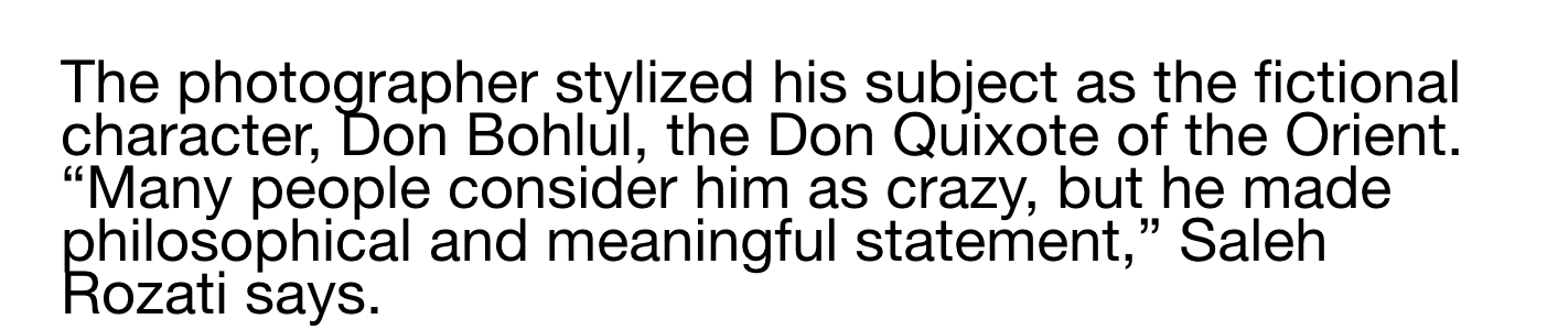 © saLeh roZati / 2015 Sony World Photography Awards - 1st Winner, People Category